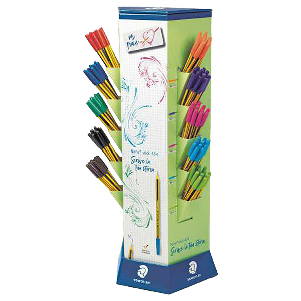 MD_106135 Penna sfera Noris® stick - punta 1,0mm - colori assortiti - Staedtler - expo 200 pezzi - immagine 1