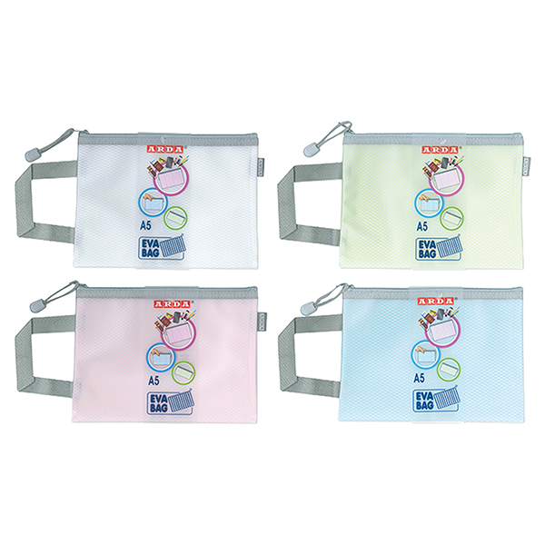MD_106152 Busta c/bottone Fancy - PP - A5 (14,5 x 21 cm) - colori e fantasie assortiti - Arda - immagine 1