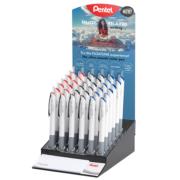 MD_106164 Roller Floatune - punta 1,0 mm - colori assortiti - Pentel - expo 36 pezzi - immagine 1