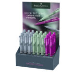 Penna a sfera Poly Ball view Aurora - fusto colori assortiti - Faber-Castell - expo da 24 pezzi