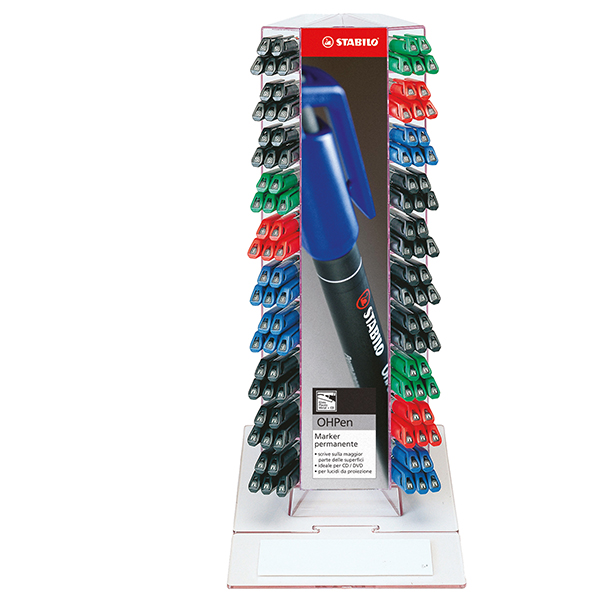 MD_49137 Penna OhPen - punte S/F/M - colori assortiti - Stabilo - expo 150 pezzi - immagine 1