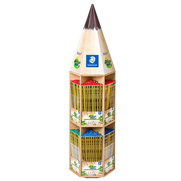MD_49498 Matita in grafite Noris 120 - 5 gradazioni assortite - Staedtler - expo 576 pezzi - immagine 1