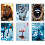 Maxiquaderno Animal fantasia - A4 - 1 rigo - 40+2 fogli - 80gr - BM