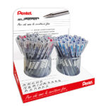 Penna a sfera Super B - colori assortiti (blu/rosso/nero) - Pentel - expo 96 pezzi