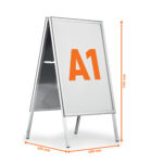 Cavalletto Fold Outdoor - bifacciale - A1 - Durable - immagine 4
