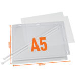 Busta impermeabile Outdoor - con fascette - A5 - Durable - conf. 5 pezzi - immagine 2