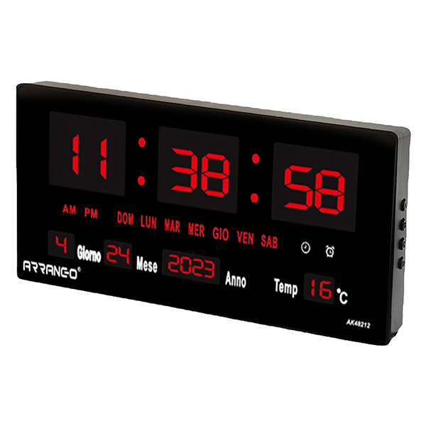 MD_106252 Orologio digitale - LED - 45,7 x 3,5 x 21,1 cm - immagine 1