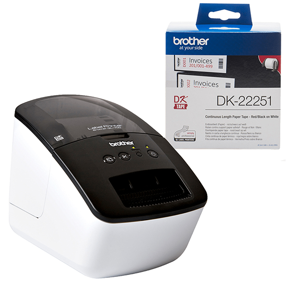 MD_BROQL700P1 Bundle Brother - QL-700 - 1 nastro DK-22251 - immagine 1