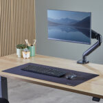 Sottomano da scrivania Breyta - 40 x 80 cm - nero - Fellowes - immagine 2