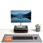 Sottomano da scrivania Breyta - 40 x 80 cm - grigio - Fellowes - immagine 3