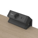 Power desk Type F - nero - Fellowes - immagine 4