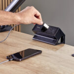 Power desk Type F - nero - Fellowes - immagine 5