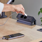 Power desk 2 Type F - nero - Fellowes - immagine 4