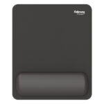 Mousepad Breyta - con poggiapolsi - con microban - nero - Fellowes