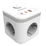 Power Cube Type F - bianco - Fellowes