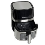 Friggitrice ad aria smart Ginevra - 26,8 x 33,7 x 34,2 cm - 6,5 L - nero - Melchioni family - immagine 2