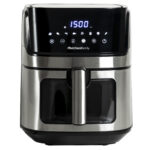 Friggitrice ad aria smart Ginevra - 26,8 x 33,7 x 34,2 cm - 6,5 L - nero - Melchioni family - immagine 3