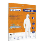 Tuta protettiva monouso Cover 40 - taglia XL - PLP - bianco - Reflexx - immagine 2