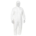 Tuta protettiva monouso Cover 40 - taglia XL - PLP - bianco - Reflexx