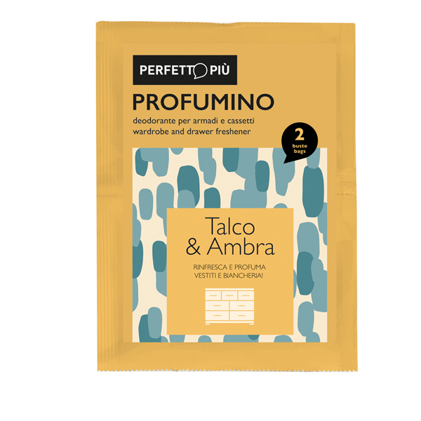 MD_82784 Profumino Talco & Ambra - Perfetto - conf. 2 buste - immagine 1