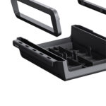 Supporto monitor Breyta - pieghevole - 8,2 x 35,4 x 30,4 cm - nero - Fellowes - immagine 3
