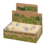 Carta regalo riciclata Fiori di campo - 100 fogli - 70x100cm - fantasie assortite - Rex Sadoch - immagine 2