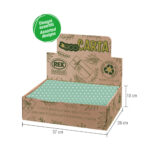 Carta regalo riciclata Graphic - 100 fogli - 70x100cm - fantasie assortite - Rex Sadoch - immagine 2