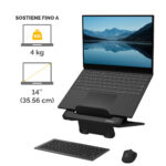 Supporto laptop Breyta - nero - Fellowes - immagine 3