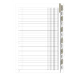 Scadenzario spiralato Gennaio/Dicembre - 29,7 x 21 cm - 8 fogli - Data Ufficio - immagine 2