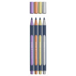Roller Metallic 050 - tratto 0,4 mm - colori metallici assortiti - Schneider - astuccio 4 pezzi - immagine 2