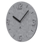 Orologio da parete effetto 3D - diametro 30 cm - PET - grigio - Alba - immagine 2