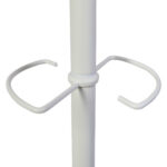 Appendiabiti a 6 ganci Music + 3 miniganci 175cm - bianco/legno - Alba - immagine 4