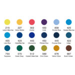 Acquerelli demi-godet - con pennello brush - in scatola di metallo - colori paesaggi assortiti - DOM - astuccio 18 colori - immagine 2