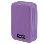 Astuccio Colors 3 zip - 13 x 20 x 7,5 cm - tessuto - colori assortiti - Colorosa - immagine 7