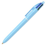 Penna a sfera scatto multifunzione 4 Colours Pastel - punta 1,0 mm - colori assortiti - Bic - conf. 12 pezzi - immagine 2