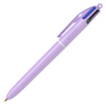 Penna a sfera scatto multifunzione 4 Colours Pastel - punta 1,0 mm - colori assortiti - Bic - conf. 12 pezzi - immagine 3