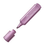 Evidenziatore Textliner 46 - punta a scalpello - colori assortiti metallic - Faber-Castell - astuccio 4 colori - immagine 2