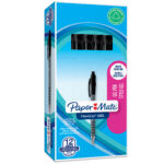 Penna a sfera a scatto Flexgrip Gel - punta 0,7 mm - nero - Papermate - immagine 2