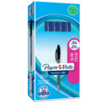 Penna a sfera a scatto Flexgrip Gel - punta 0,7 mm - blu - Papermate - immagine 2