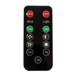 Ventilatore portatile - da campeggio - con luce LED - diametro 10 cm - 16 x 14 x 16,5 cm - Melchioni family - immagine 2