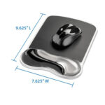 Tappetino Duo Gel - per mouse - fumo chiaro/scuro - Kensington - immagine 2
