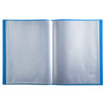 Portalistini Opak - PP - 24 x 32 cm - 60 buste - azzurro - Exacompta - immagine 2