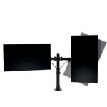 Braccio estensibile ergonomico per monitor doppio SmartFit - nero - Kensington - immagine 3
