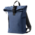 Zaino Roll-top Drop - 30 x 42 x 14 cm - gomma - blu - In Tempo - immagine 2