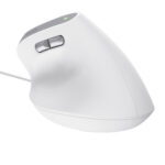 Mouse ergonomico Bayo II - con filo - bianco - Trust - immagine 6