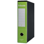 Registratore Essentials G75 - dorso 8 cm - protocollo 23 x 33 cm - verde chiaro - Esselte - immagine 2