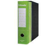 Registratore Essentials G75 - dorso 8 cm - protocollo 23 x 33 cm - verde chiaro - Esselte - immagine 3