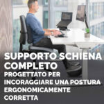 Cuscino Lombare Confort Breyta - 33 x 38 x 9 cm - in tessuto - nero - Fellowes - immagine 6