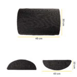 Cuscino Poggiapiedi Breyta - 10 x 45 x 30 cm  - nero - Fellowes - immagine 2