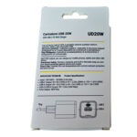 Caricabatteria rapido - 2 porte - USB-C e USB-A da 20W - MKC - immagine 4